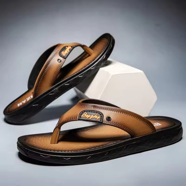 Ergonomic Men's Flip Flops for Walking
