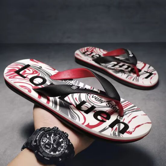 Men's Flip Flops with Adjustable Strap