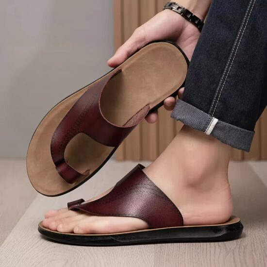 Water-Resistant Flip Flops for Men