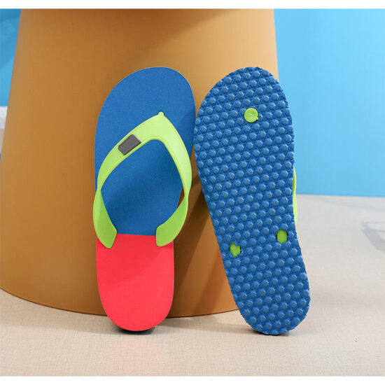 Soft sole summer beach flip flops in assorted colors
