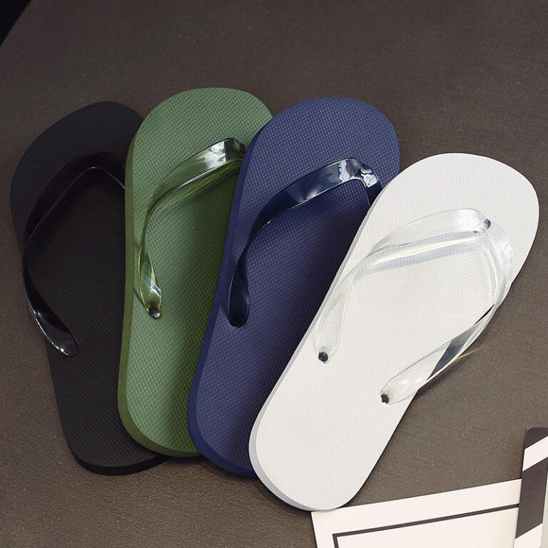 Custom outdoor PE flip flops with high quality straps