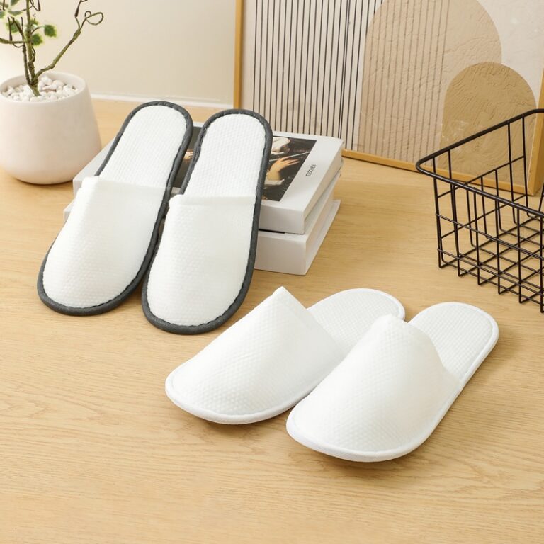 closed toe hotel slippers