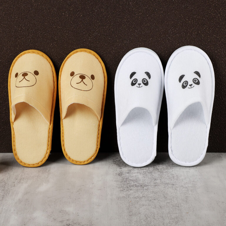 luxury hotel room slippers